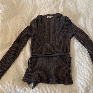 Madewell tie front tunic top